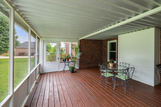 124 Mabry Dr, Murfreesboro, TN 37127 - view of unfurnished sunroom
