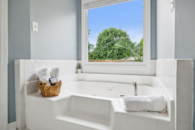124 Mabry Dr, Murfreesboro, TN 37127 - full bathroom featuring plenty of natural light and a jetted tub