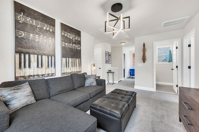 2734 Lakeland Dr, Nashville, TN 37214 - living room featuring baseboards and carpet floors
