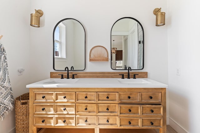 1222 Rock Church Rd, Dickson, TN 37055 - bathroom with double vanity