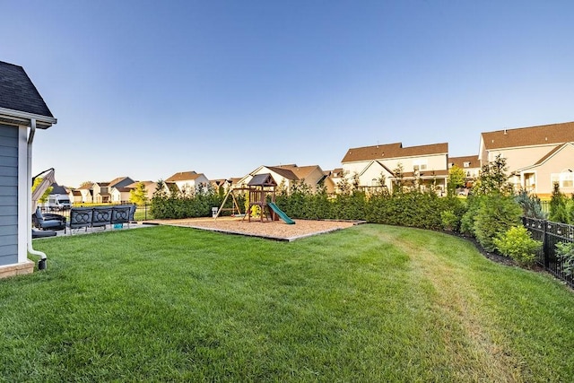 6050 Huntmere Ave, Franklin, TN 37064 - view of yard with a playground and a residential view