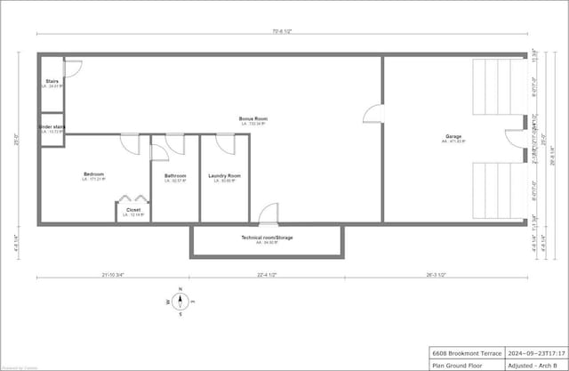 6608 Brookmont Ter, Nashville, TN 37205 - property floor plan