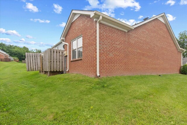 2101 Benton Hall Ct, Columbia, TN 38401 - view of home's exterior featuring brick siding and a yard
