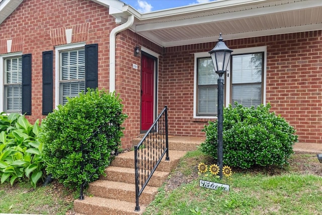 2101 Benton Hall Ct, Columbia, TN 38401 - doorway to property with brick siding