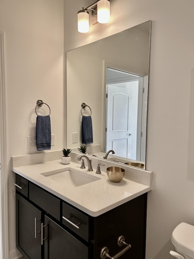 6705 Major Hutchings Dr, Hermitage, TN 37076 - bathroom featuring vanity and toilet