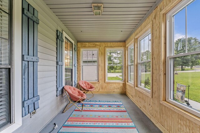 1313 Stayton Rd, Cumberland Furnace, TN 37051 - sunroom with wood walls