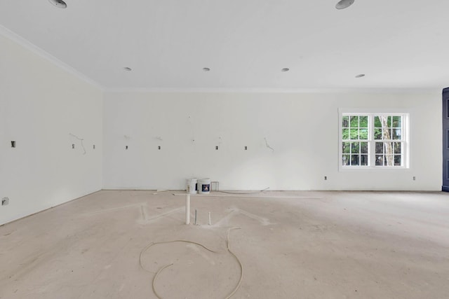1586 Ryes Chapel Rd, Southside, TN 37171 - unfurnished room with ornamental molding
