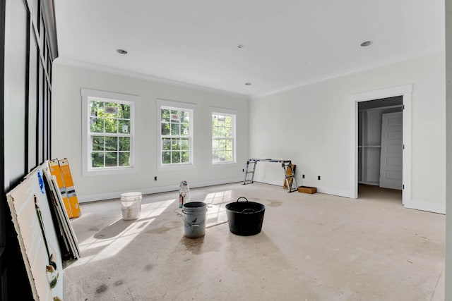 1586 Ryes Chapel Rd, Southside, TN 37171 - empty room with ornamental molding and baseboards