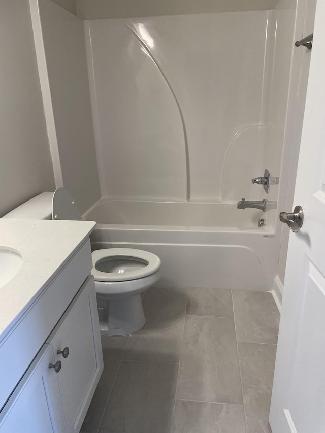 338 Savoy Loop, Nolensville, TN 37135 - full bathroom with vanity, toilet, bathtub / shower combination, and tile patterned floors