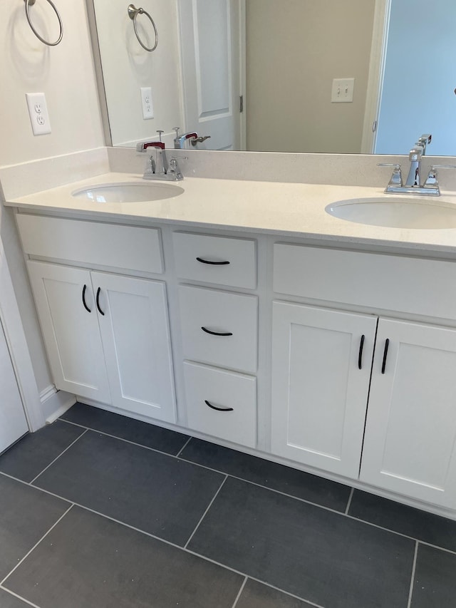 338 Savoy Loop, Nolensville, TN 37135 - bathroom with double vanity and tile patterned flooring