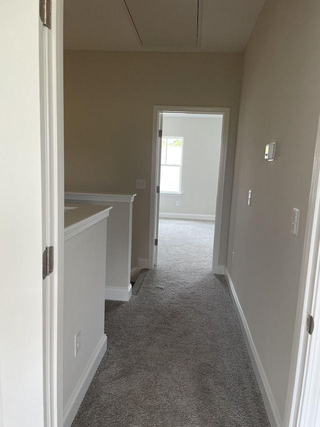 332 Savoy Loop, Nolensville, TN 37135 - corridor with light carpet, attic access, and baseboards