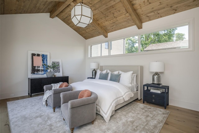 1302 Pillow St, Nashville, TN 37203 - bedroom featuring wooden ceiling, wood finished floors, and baseboards