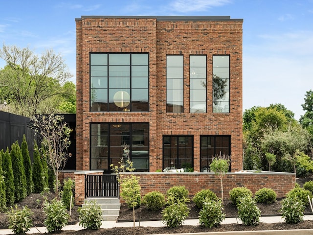 1302 Pillow St, Nashville, TN 37203 - view of front facade with brick siding