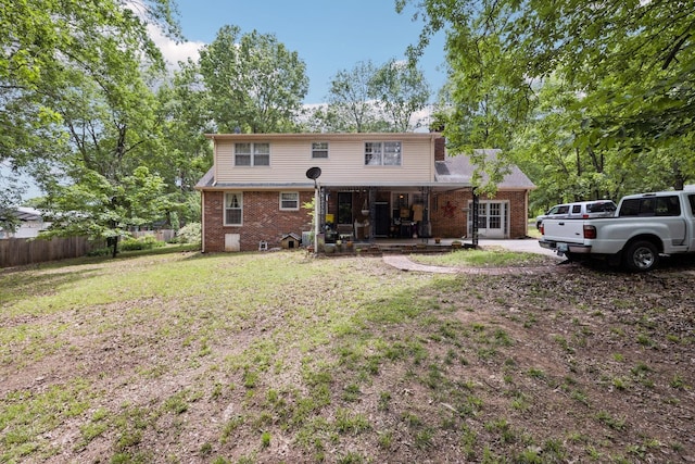 100 Townview Dr, Smyrna, TN 37167 - rear view of property featuring brick siding and a patio
