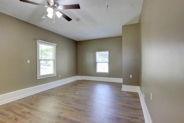 1783 Forrestdale Dr, Clarksville, TN 37042 - spare room featuring plenty of natural light, wood finished floors, and baseboards