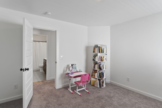 285 Gulfstream Dr, Gallatin, TN 37066 - home office with carpet floors and baseboards