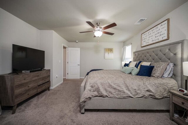 430 Burnley Way, Murfreesboro, TN 37128 - bedroom with carpet flooring, a ceiling fan, and baseboards