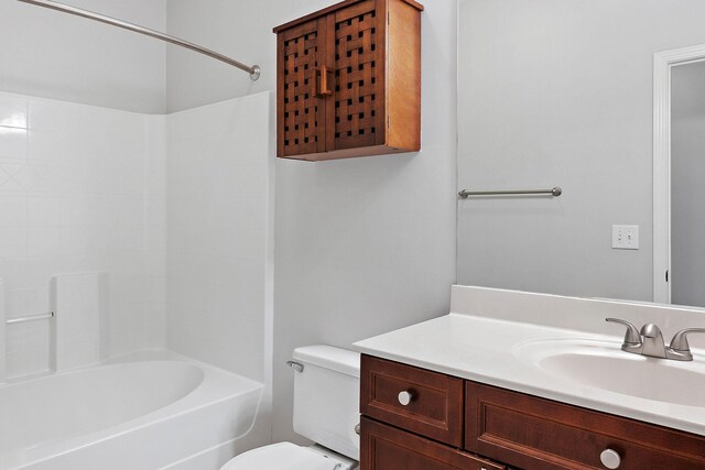 8221 Lenox Creekside Dr Unit 10, Antioch, TN 37013 - full bath featuring toilet, vanity, and bathtub / shower combination