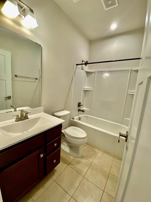 4316 Summercrest Blvd Unit 800, Antioch, TN 37013 - full bath featuring vanity, toilet, tile patterned flooring, and washtub / shower combination