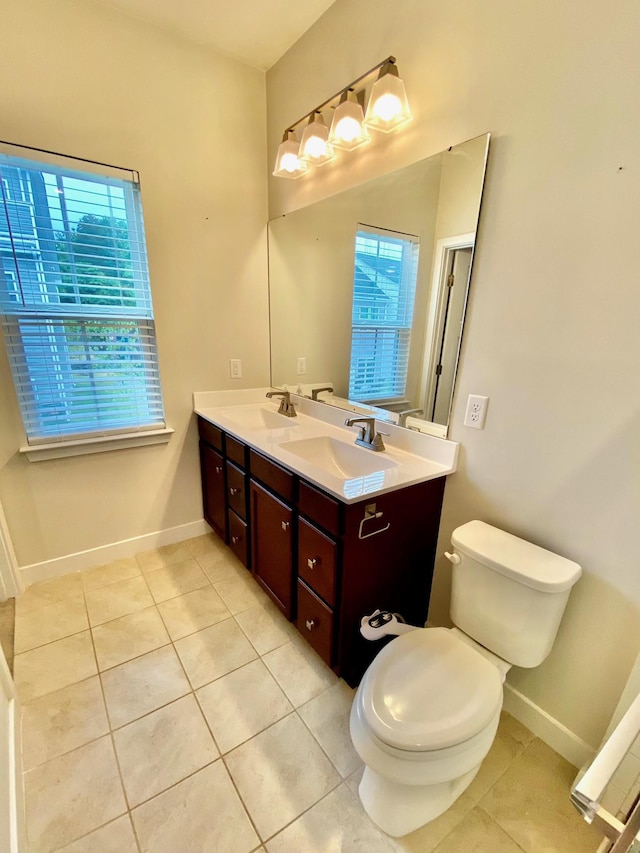 4316 Summercrest Blvd Unit 800, Antioch, TN 37013 - bathroom featuring tile patterned floors, double vanity, and baseboards