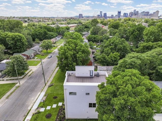 712 N 5th St, Nashville, TN 37207 - drone / aerial view of skyline and a tree filled landscape