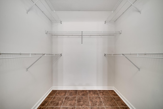 210 Apache Trl, White House, TN 37188 - spacious closet featuring dark tile patterned floors