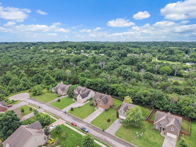 2034 Lincoln Rd, Spring Hill, TN 37174 - aerial perspective of suburban area featuring a forest
