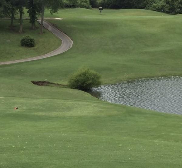 2101 Dearborn Dr, Nashville, TN 37214 - view of property's community with a water view and view of golf course