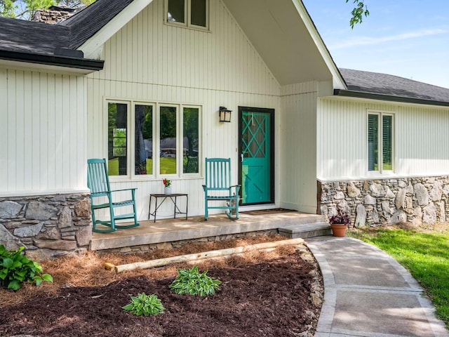 2521 Greens Mill Rd, Columbia, TN 38401 - entrance to property with stone siding and roof with shingles