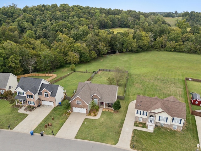 1179 Viewmont Dr, Clarksville, TN 37040 - view from above of property featuring a heavily wooded area