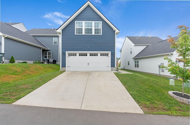 8061 Warbler Way, Brentwood, TN 37027 - view of front facade featuring an attached garage, a front yard, and concrete driveway