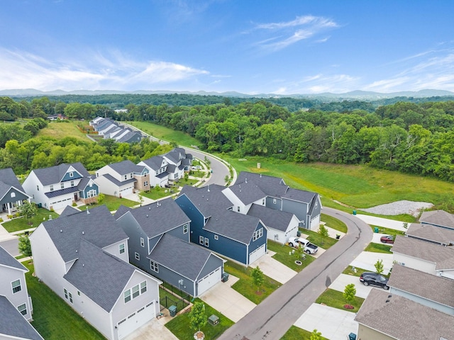 8061 Warbler Way, Brentwood, TN 37027 - aerial view of residential area with a forest