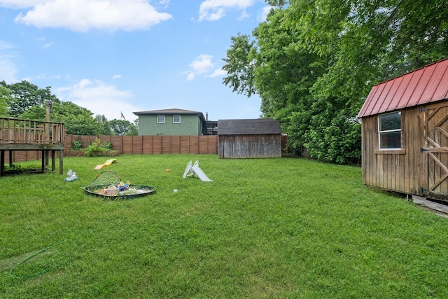 301 Tyler Dr, Hermitage, TN 37076 - view of yard with a deck