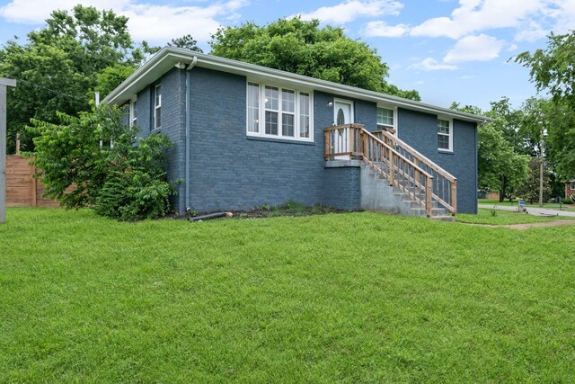 301 Tyler Dr, Hermitage, TN 37076 - ranch-style home with brick siding and a front lawn