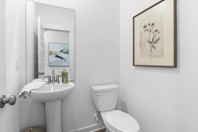 836 Ewell Farm Dr, Spring Hill, TN 37174 - bathroom with toilet and baseboards