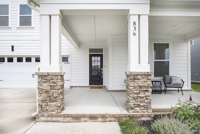 836 Ewell Farm Dr, Spring Hill, TN 37174 - entrance to property with a porch
