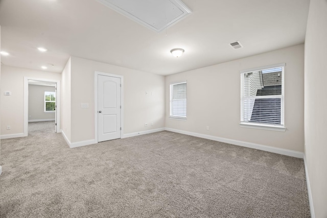 700 Taylor Bend Rd, Columbia, TN 38401 - carpeted empty room featuring attic access and baseboards
