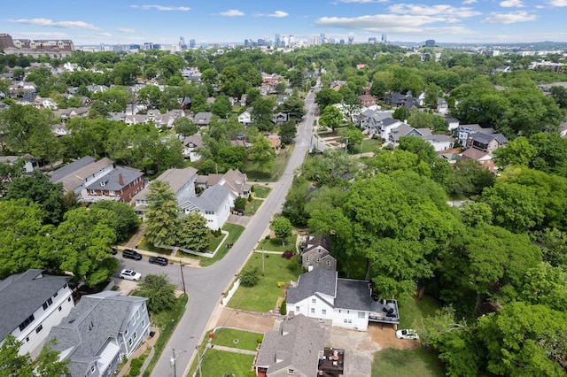 2401 Vaulx Ln, Nashville, TN 37204 - aerial view of property and surrounding area featuring nearby suburban area