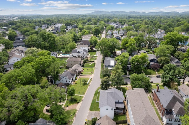 2401 Vaulx Ln, Nashville, TN 37204 - aerial perspective of suburban area featuring mountains