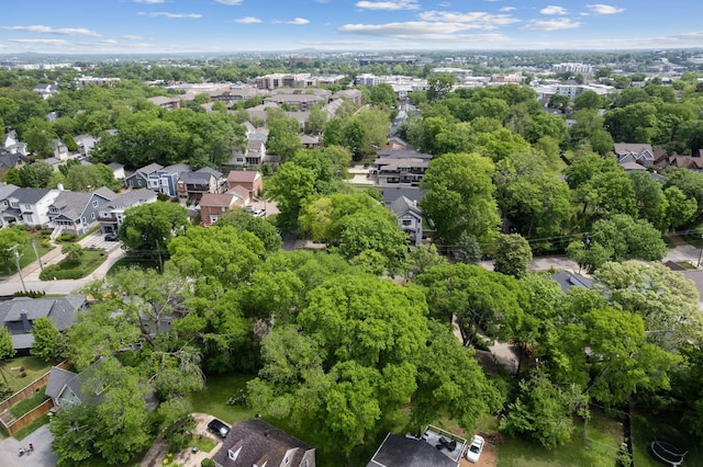 2401 Vaulx Ln, Nashville, TN 37204 - aerial perspective of suburban area with a tree filled landscape