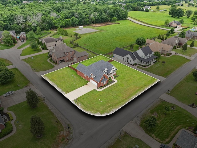 4322 Thoroughbred Ln, Murfreesboro, TN 37127 - aerial perspective of suburban area