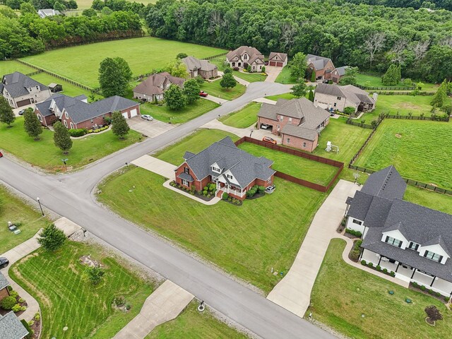 4322 Thoroughbred Ln, Murfreesboro, TN 37127 - aerial perspective of suburban area