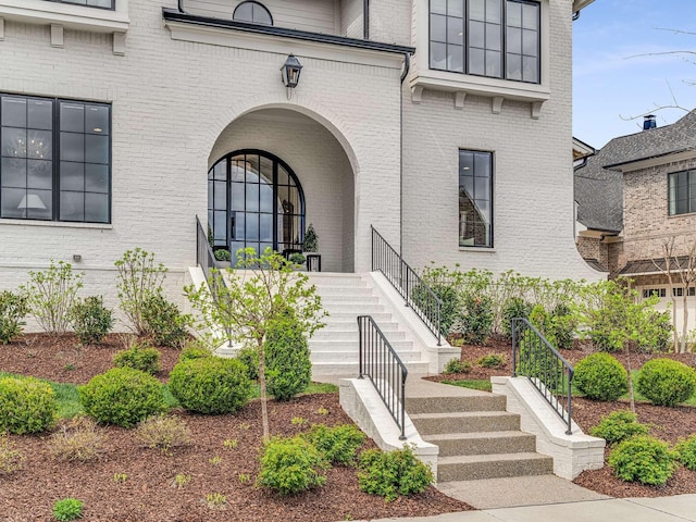 9021 Passiflora Ct, College Grove, TN 37046 - view of exterior entry with brick siding