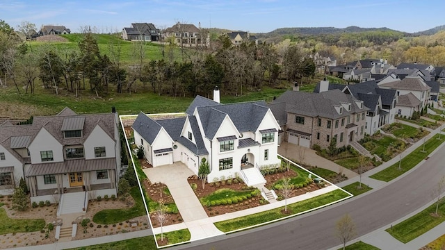9021 Passiflora Ct, College Grove, TN 37046 - aerial perspective of suburban area