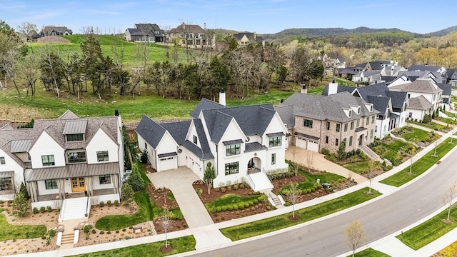 9021 Passiflora Ct, College Grove, TN 37046 - aerial perspective of suburban area
