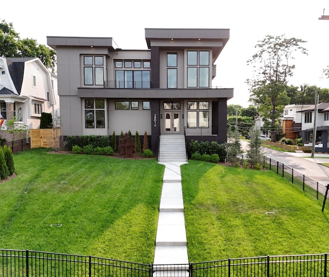 2801A W Kirkwood Ave, Nashville, TN 37204 - contemporary house featuring stucco siding