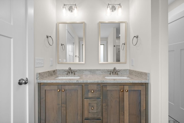 1928 Flats Rd, Cunningham, TN 37052 - bathroom with double vanity