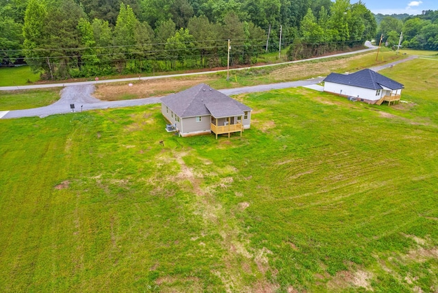 1928 Flats Rd, Cunningham, TN 37052 - aerial view of property and surrounding area featuring a forest
