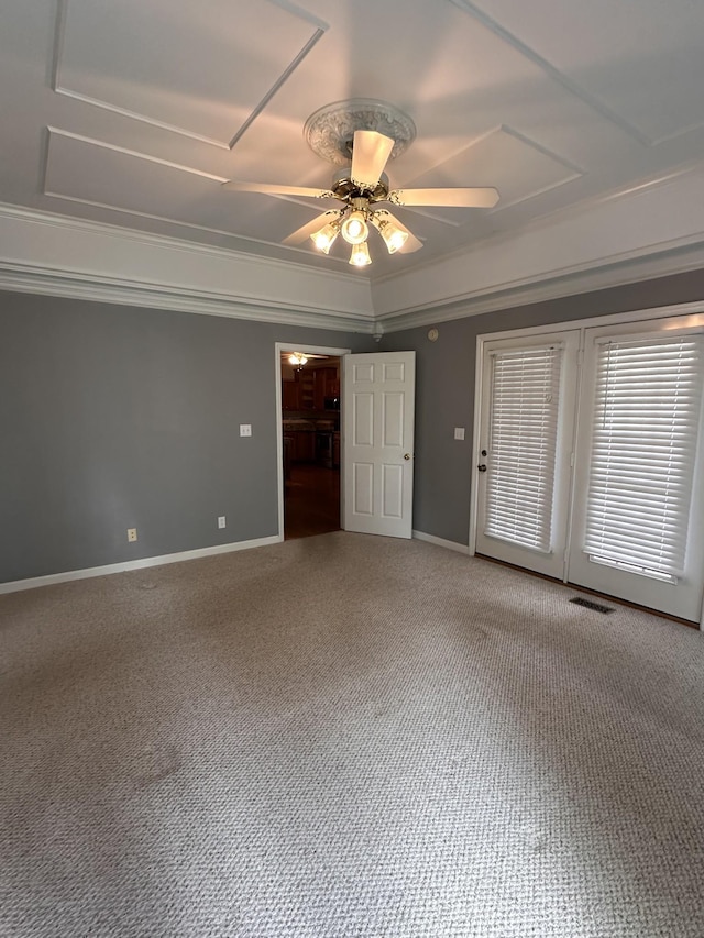 95 Dundee Cir, Mcminnville, TN 37110 - unfurnished room featuring a ceiling fan, carpet, and baseboards