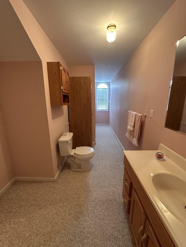 95 Dundee Cir, Mcminnville, TN 37110 - bathroom featuring toilet, vanity, and baseboards